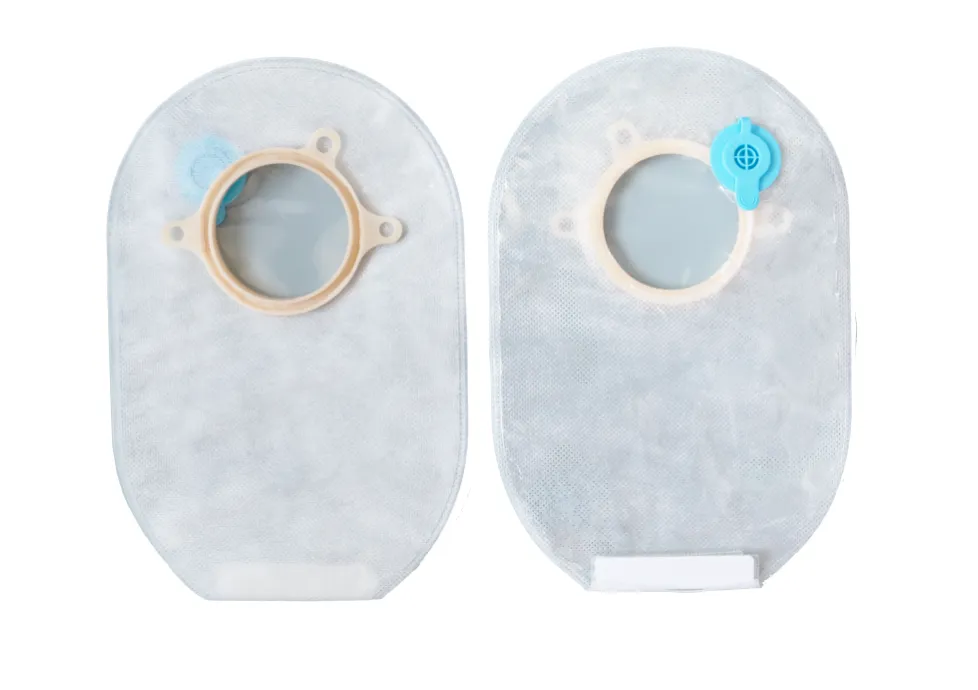 Two Pieces Colostomy Pouch/Bag (Transparent Bag)
