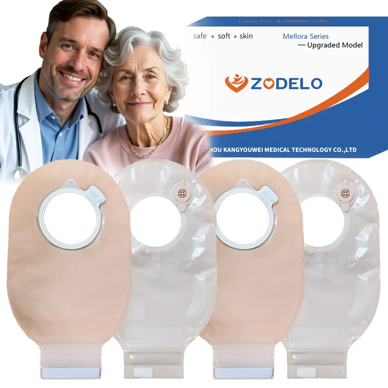 Two Pieces Drainable Colostomy Pouch/Bag