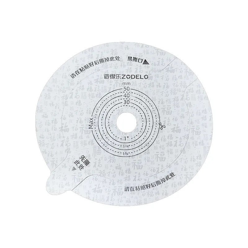 Two Pieces Flat Skin Barrier